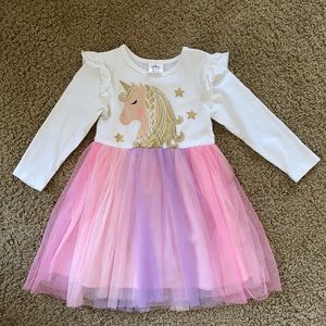 Unicorn dress toddler